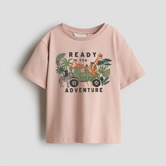 Wild Life Graphic – Little Explorer Cartoon Vector for Toddler & Boys' T-shirts