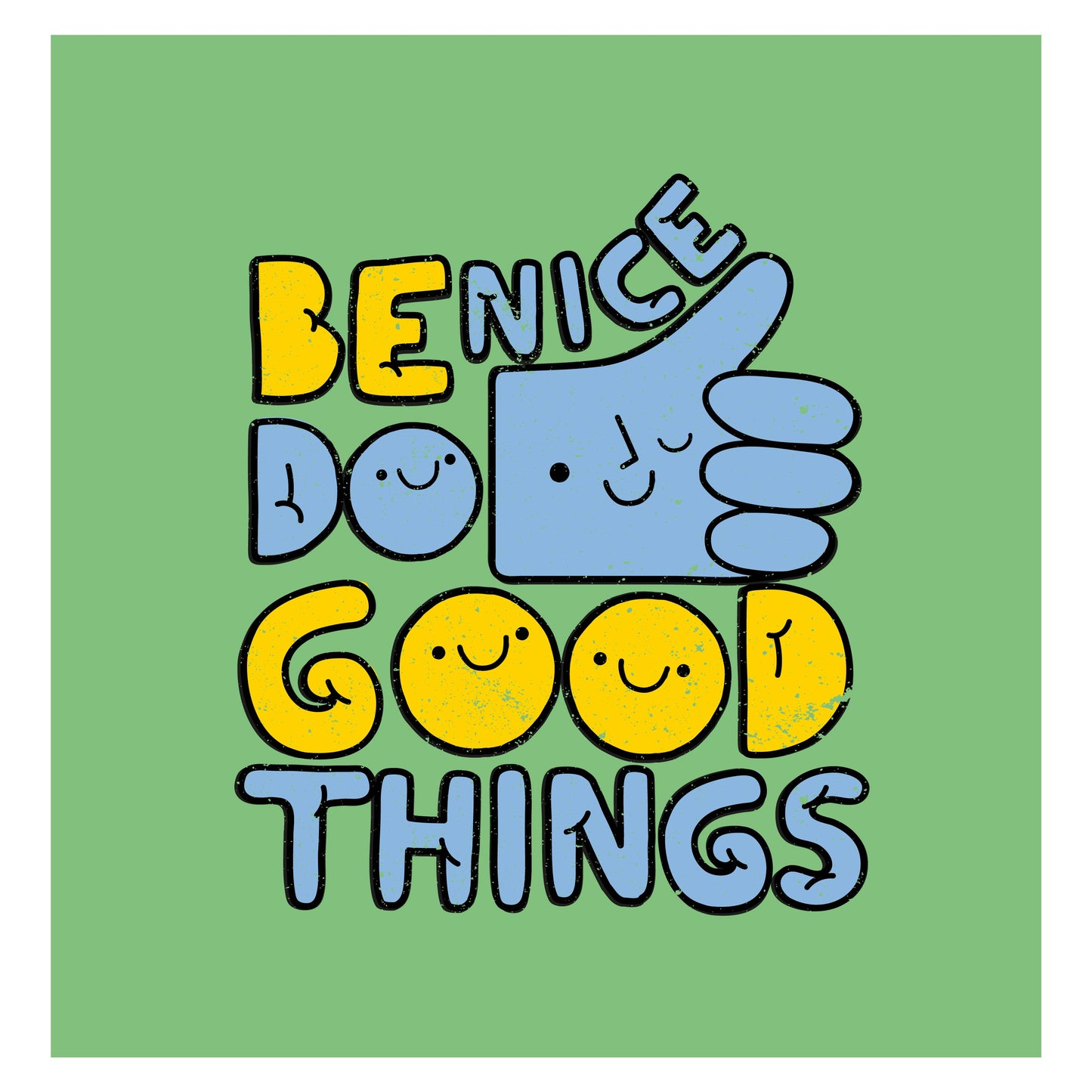 Cute Motivational Typography for Kids