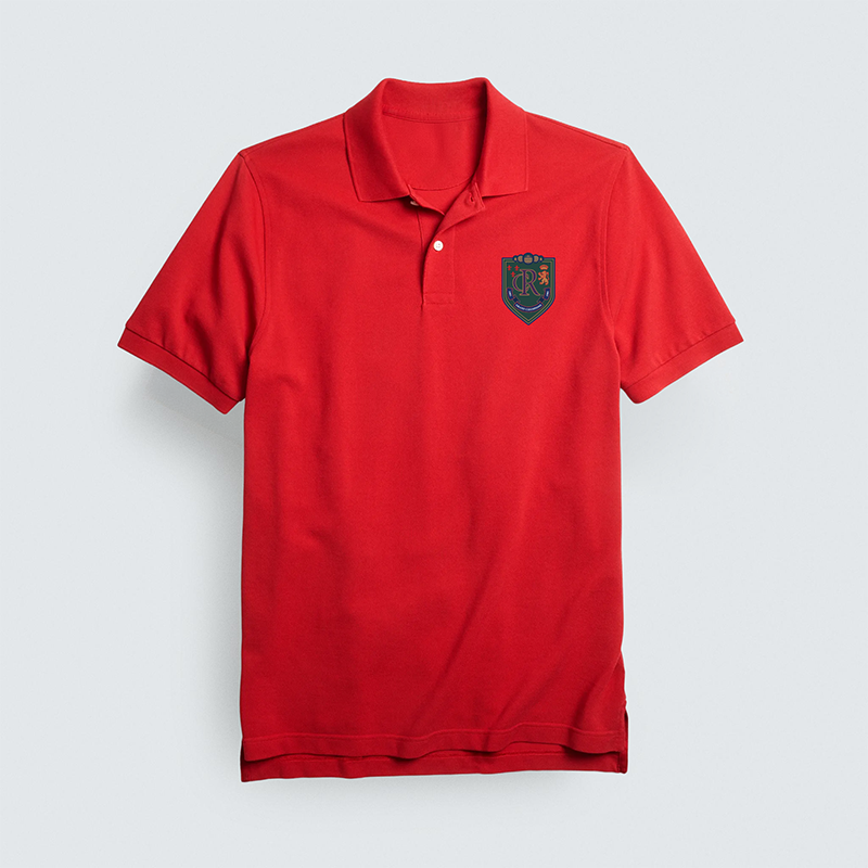 CR Initial Heraldic Embroider Design Badge Men Artwork