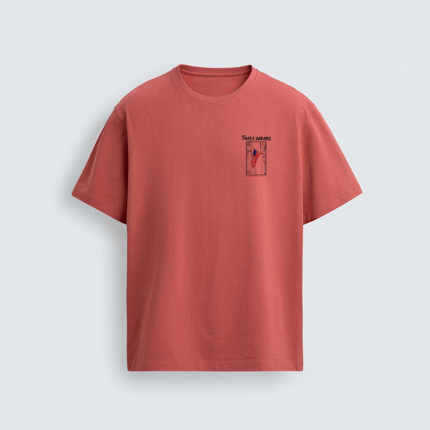 Manhattan NYC Line Art T-Shirt Print Design for Men's T-shirt