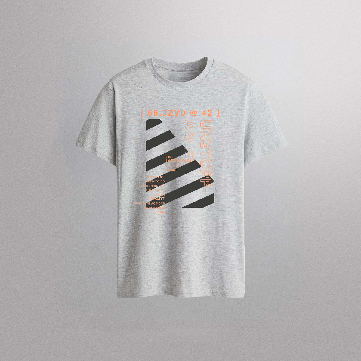 Unstoppable Typography T-Shirt Print – Motivational Streetwear Vector Design