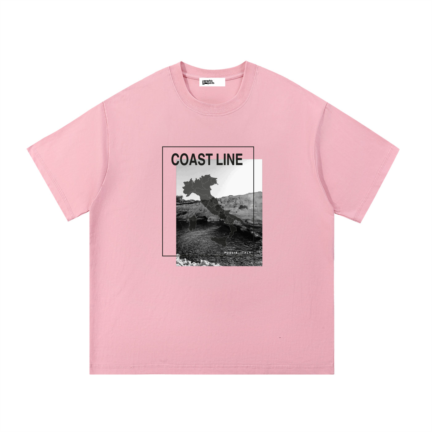 Travel Aesthetic T-shirt,Monochrome Graphic Tee,Men's Streetwear,Essential Cotton Shirt