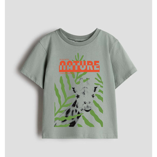 Retro Safari Wild Life Graphic - Vector for Toddlers & Boys' T shirts