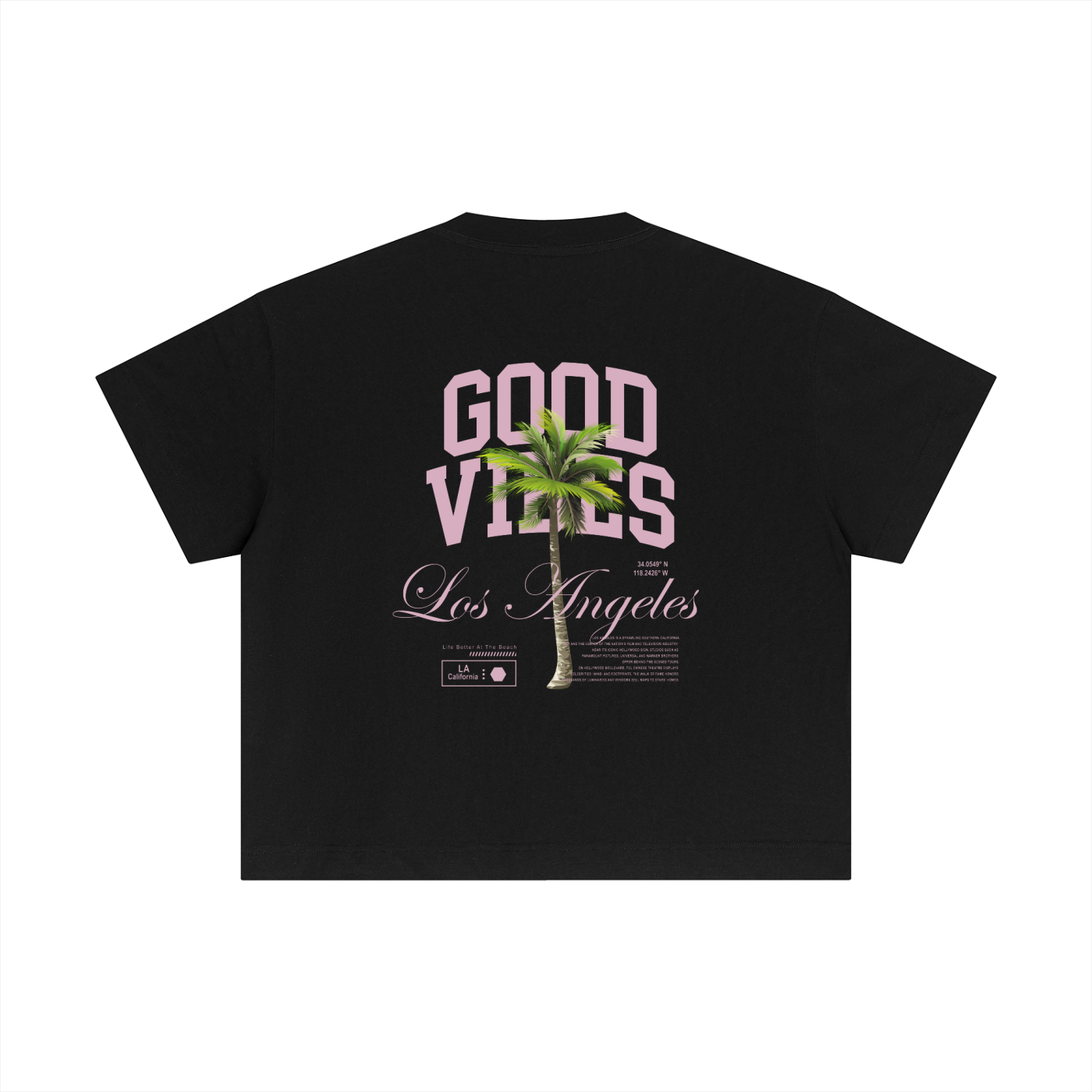 Men's Graphic Tee,Minimalist Streetwear,back print t shirt,Los Angeles Graphic Tee