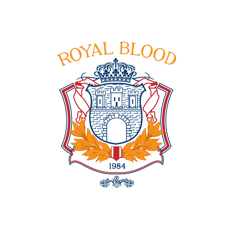 Royal Blood Embroidery Badge Men Embroidery Artwork Graphic Design