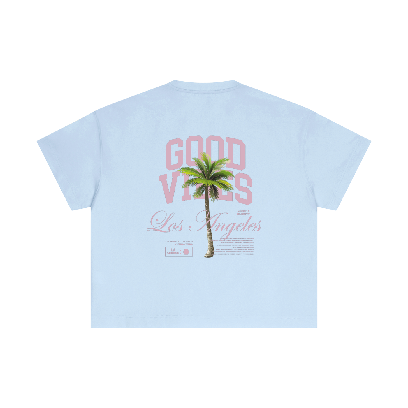 Men's Graphic Tee,Minimalist Streetwear,back print t shirt,Los Angeles Graphic Tee