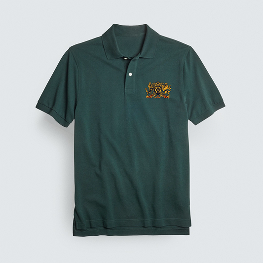 Royal Monogram Heraldic Crest Vector – Polo Embroidery Badge Artwork