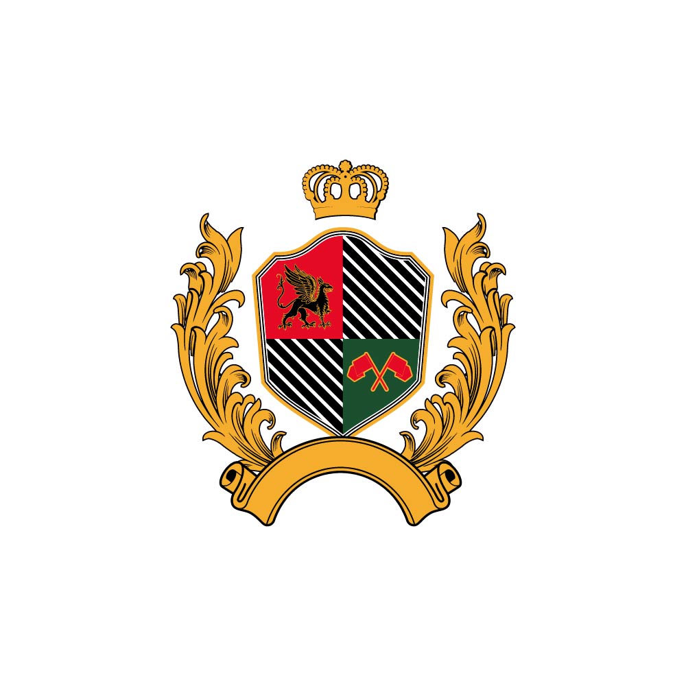 Royal Heraldic Shield Crest Vector – Polo Embroidery Badge Artwork