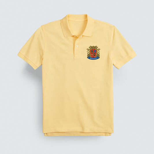Royal Heraldic Shield Crest Vector – Polo Embroidery Badge Artwork