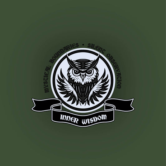 Owl Wisdom Emblem Vector – Polo Embroidery Badge Artwork