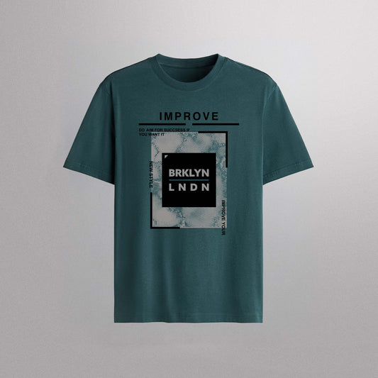 BRKLYN LNDN Halftone Vector Artwork for Men's Graphic T-shirt