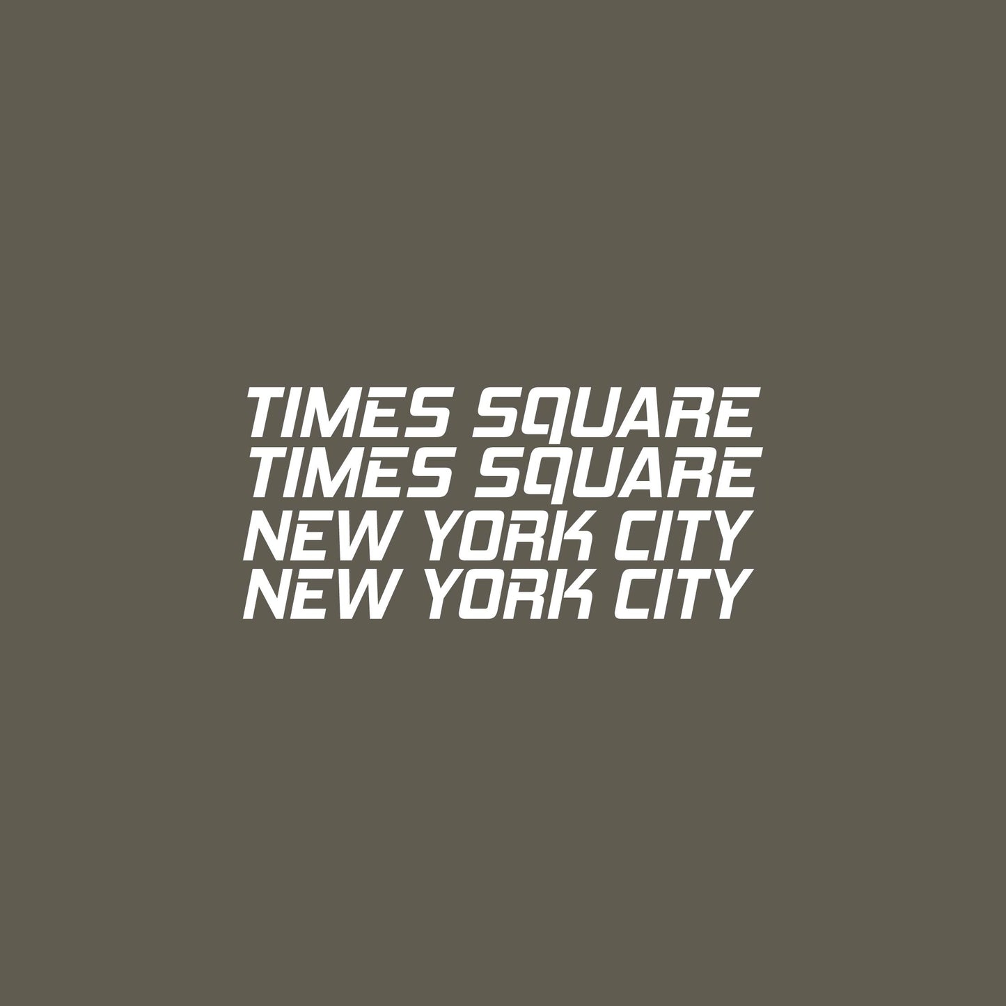 Front & Back Print NYC Streetwear Artwork Design for Men's T-shirt