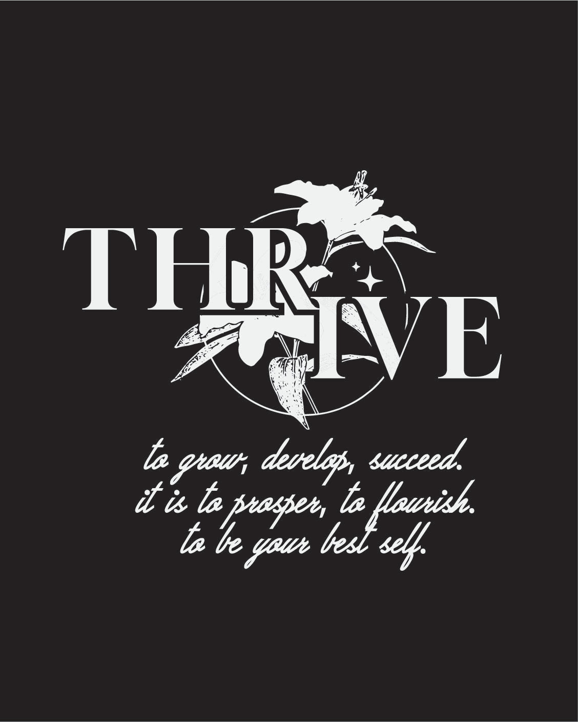 Positivity Streetwear Typography for Men's Apparel