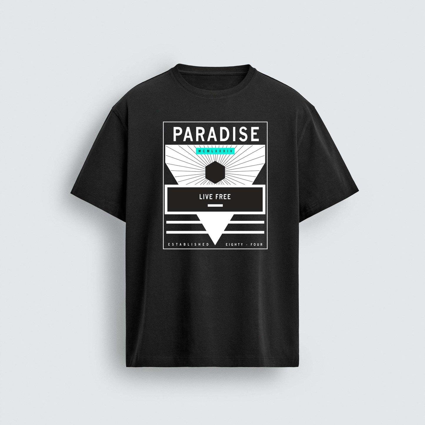 Abstract Geometric Graphic – Streetwear Vector for Men's T-shirts