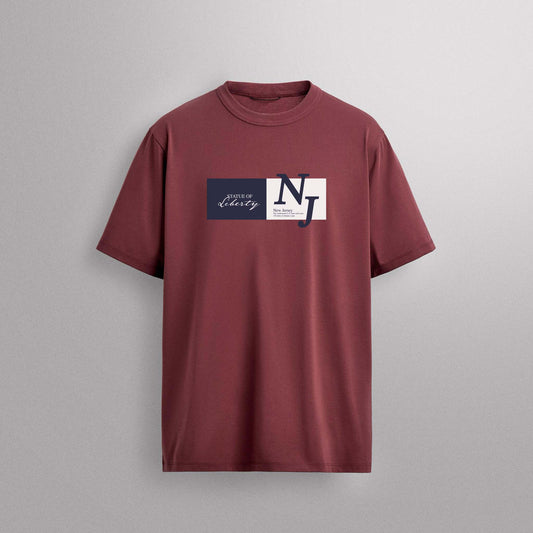 New Jersey Square - Vector for Men's Graphic T-shirt