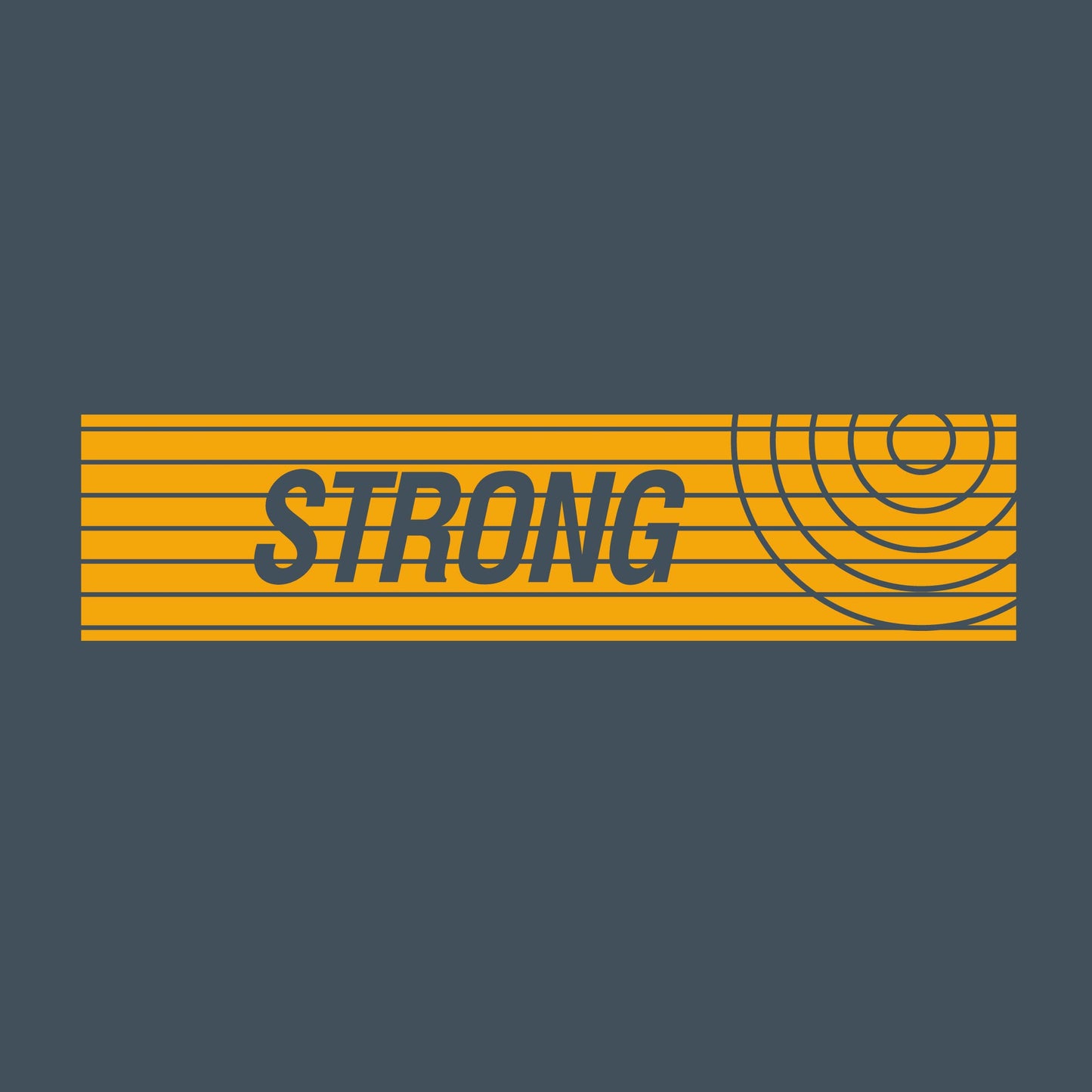 Stay Strong Typography T-Shirt Print Design for Men's T-shirt