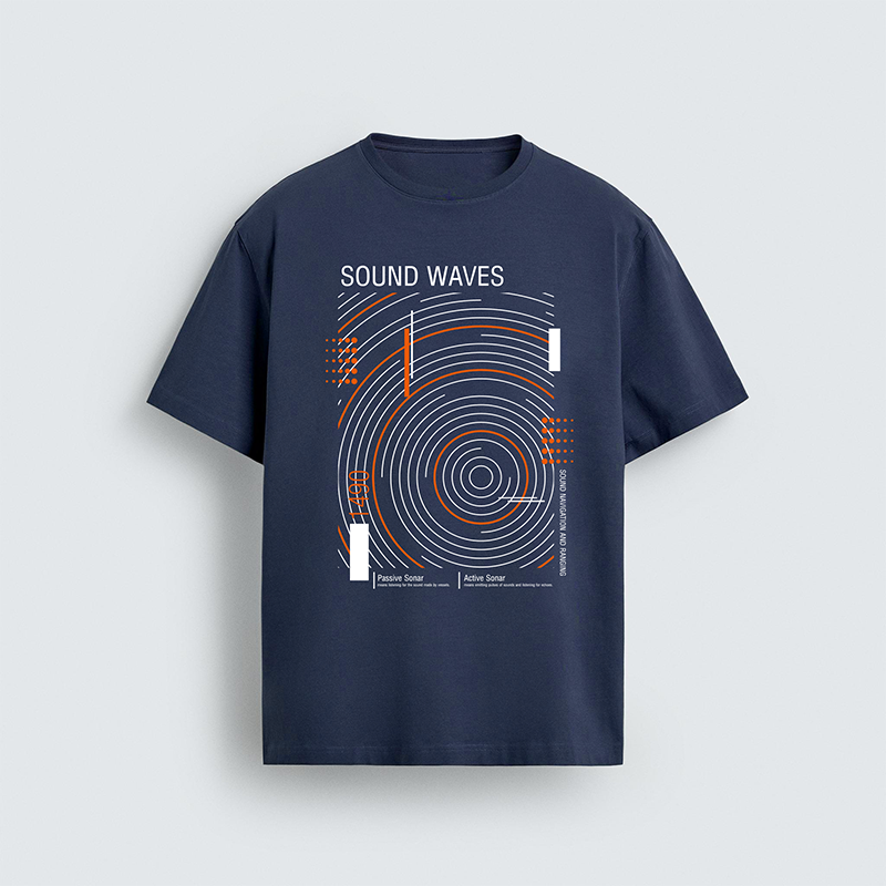 Soundwave Graphic T-Shirt Print for Men