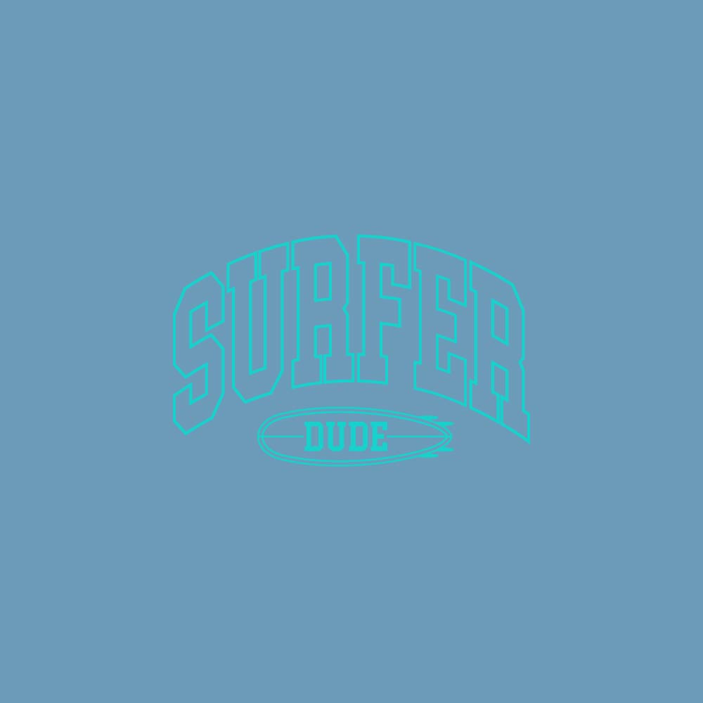 Surfer Dude T-Shirt Print
